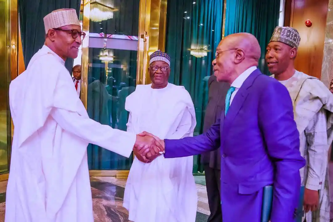 President Buhari Recieves Emefiele In Vila