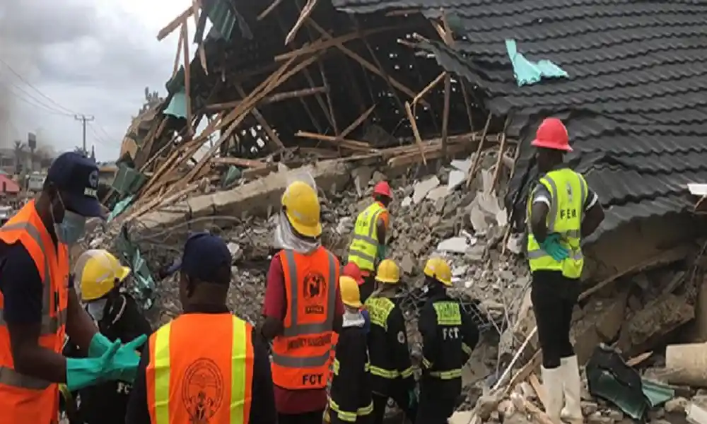 21 Workers Rescued Alive In Abuja Collapsed 3-Story Building