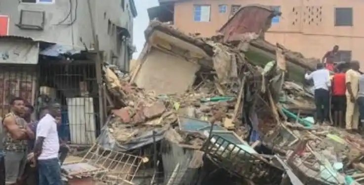 Another Building Collapses In Ibadan, Rescue Mission Begins