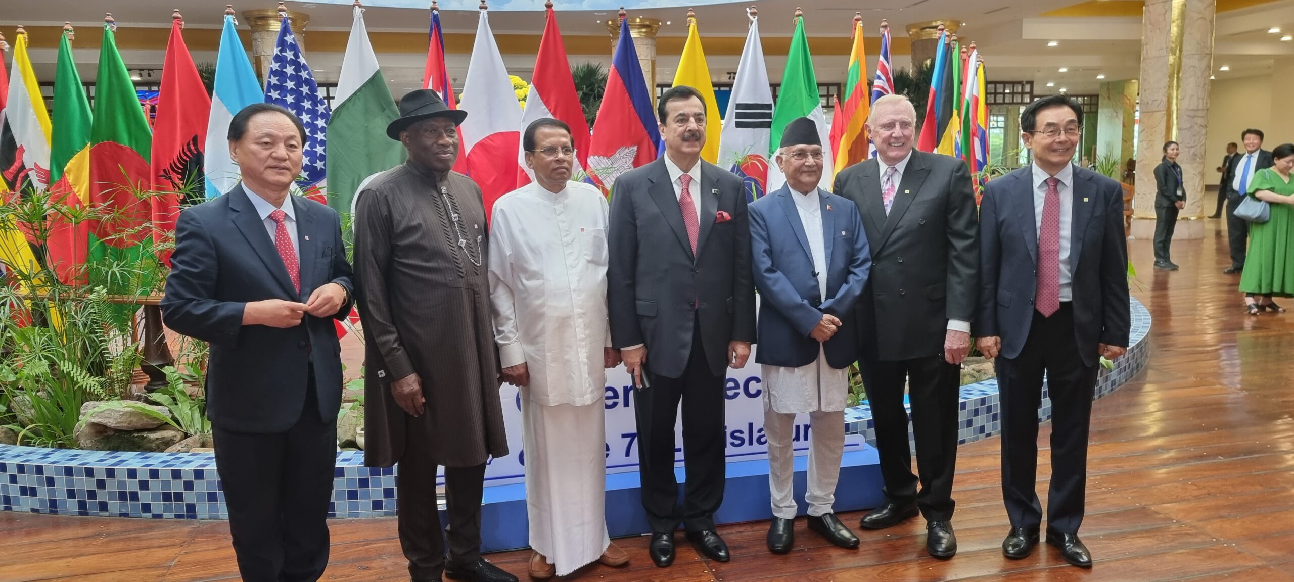 <strong>Jonathan in Cambodia, charges world leaders to seek peace through functional democracy</strong>
