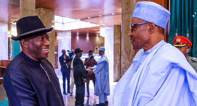 Jonathan felicitates Buhari on his 82nd birthday