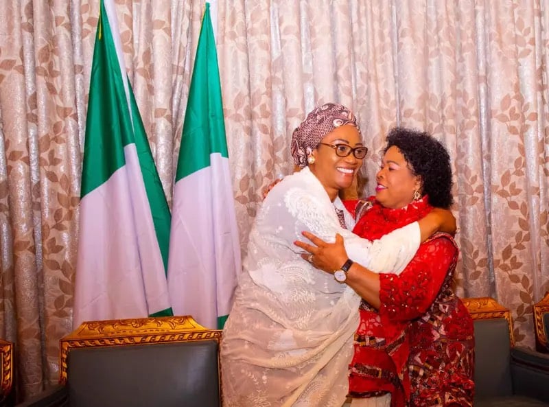 Ex-First Lady Patience Jonathan felicitates First Lady Senator Oluremi Tinubu at 65 Ex-First Lady Patience Jonathan felicitates First Lady Senator Oluremi Tinubu at 65